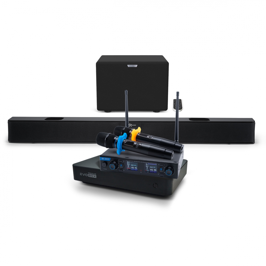 Hi-End караоке-система EVOBOX Premium + EvoSoundBar (саундбар с караоке) в Бурятии