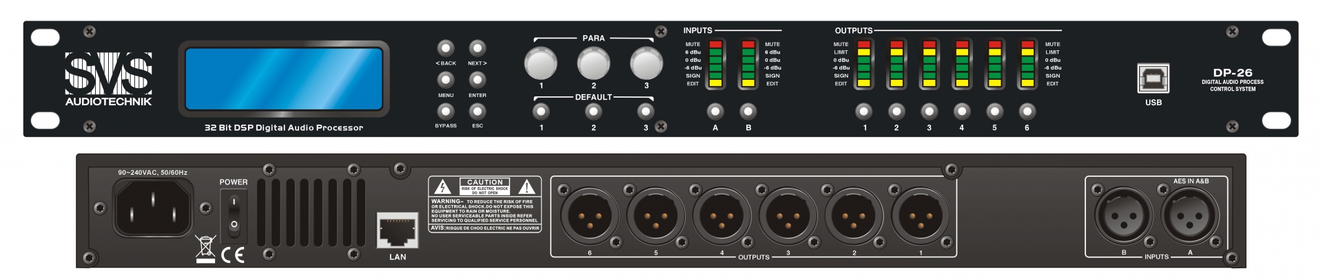 SVS Audiotechnik DP-26 Цифровой процессор: 2 входа 6 выходов в Бурятии