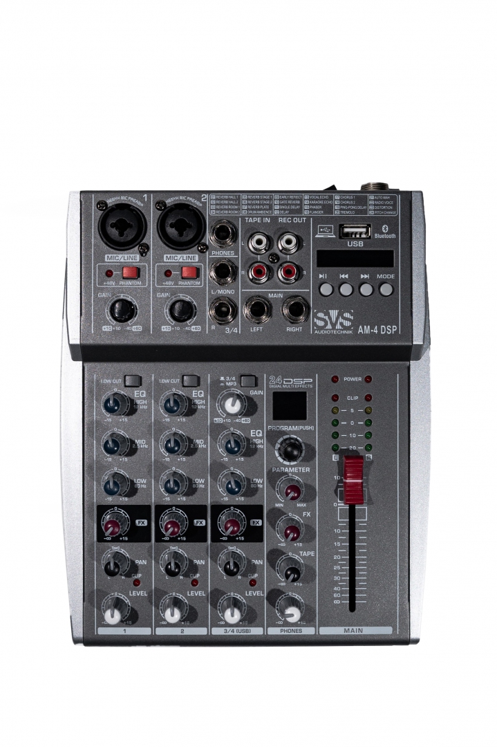 SVS Audiotechnik mixers AM-4 DSP Аналоговый микшерный пульт, 4-канала в Бурятии