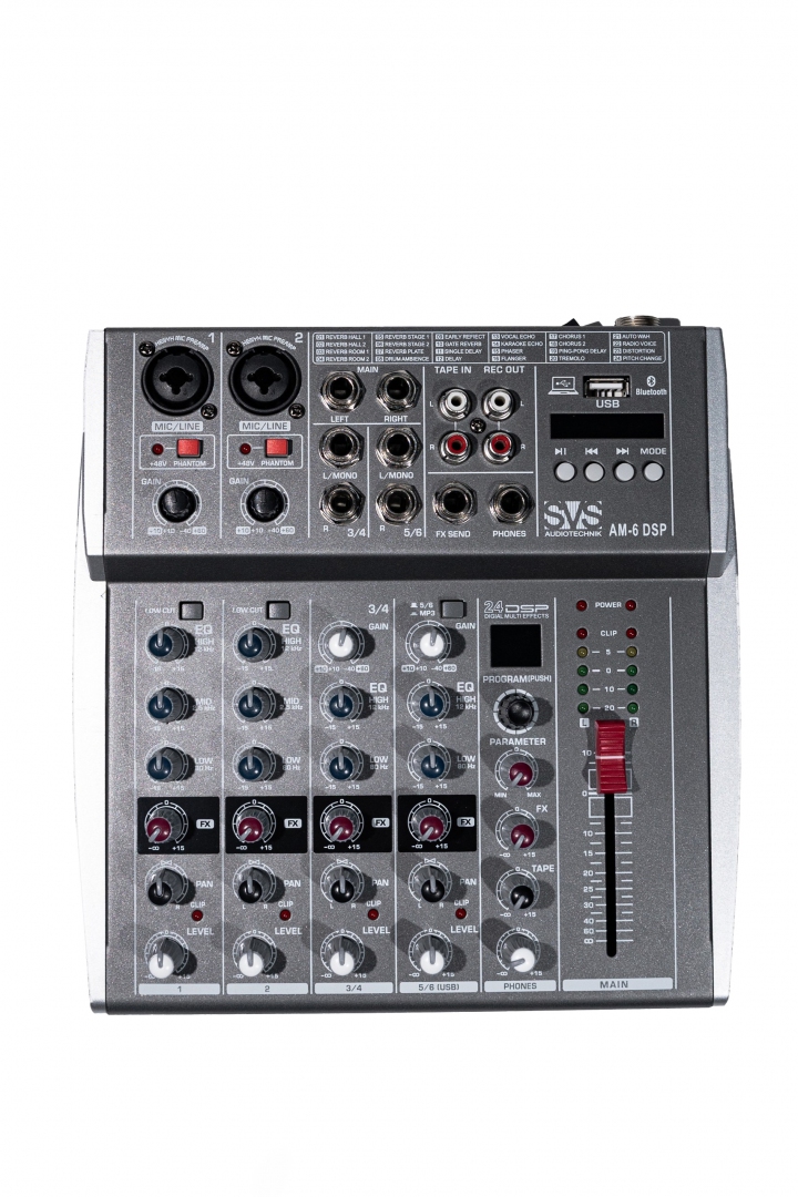 SVS Audiotechnik mixers AM-6 DSP Микшерный пульт аналоговый, 6-канальный SVS Audiotechnik mixers в Бурятии